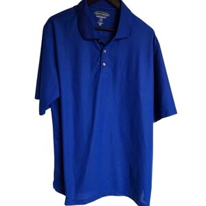 Pebble Beach Men's Vibrant Blue Golf Polo XL